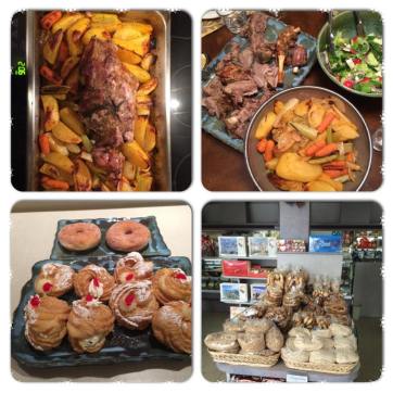 Fusion of Greek Lamb and Italian Zeppole Desserts