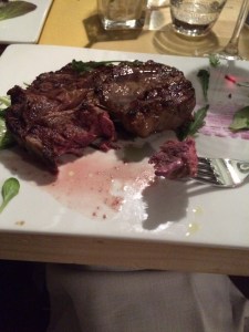 Entrecote di vitello Veal chop